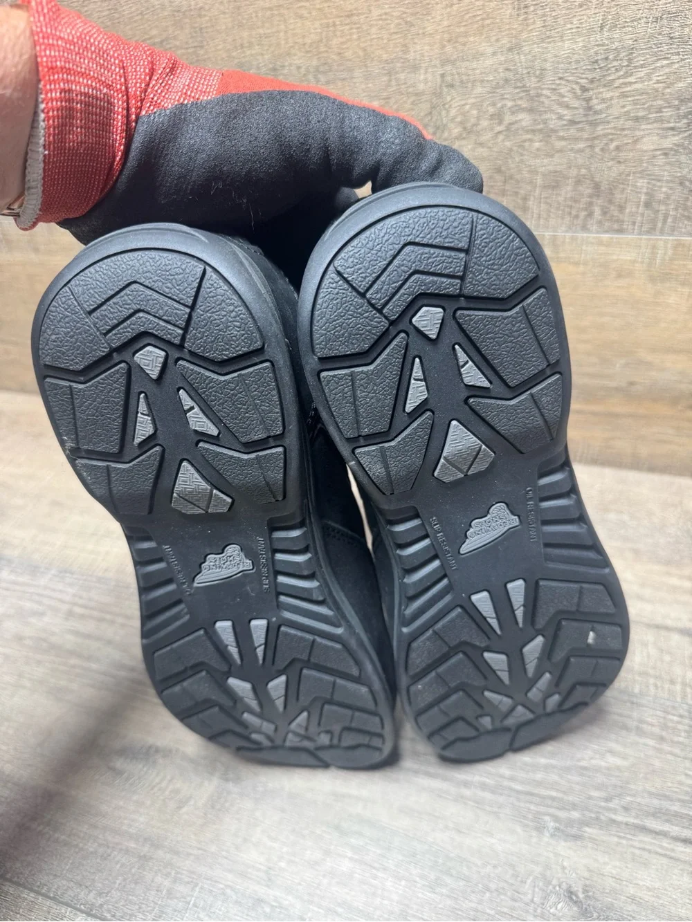 Red Wing Shoes Black Slip-On Work Loafers